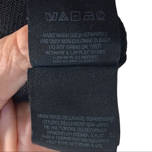 Anthropologie t.la black v neck sweater long sleeve size XS - Picture 5 of 7